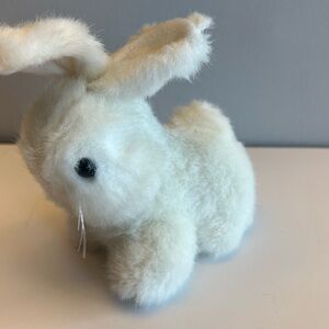 Plush White Bunny Toy